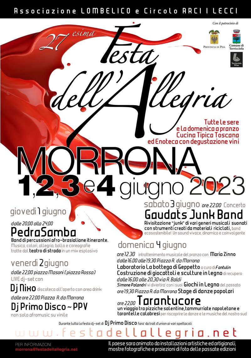 27° festa dell'allegria (2023)